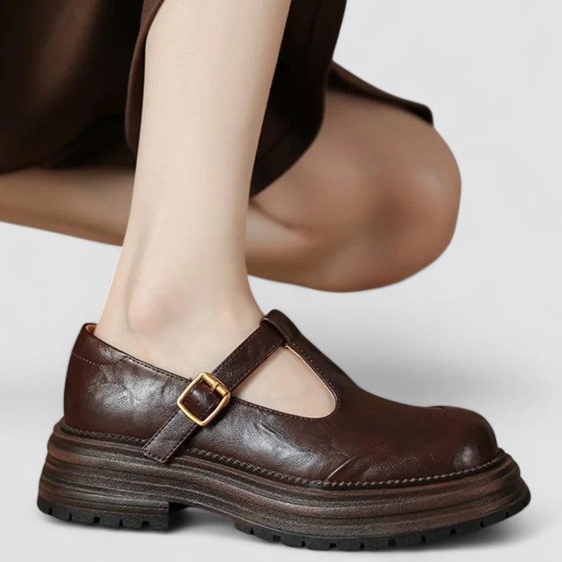Chaussures Mary Jane à bride en T et semelle épaisse — Amielle Paris
