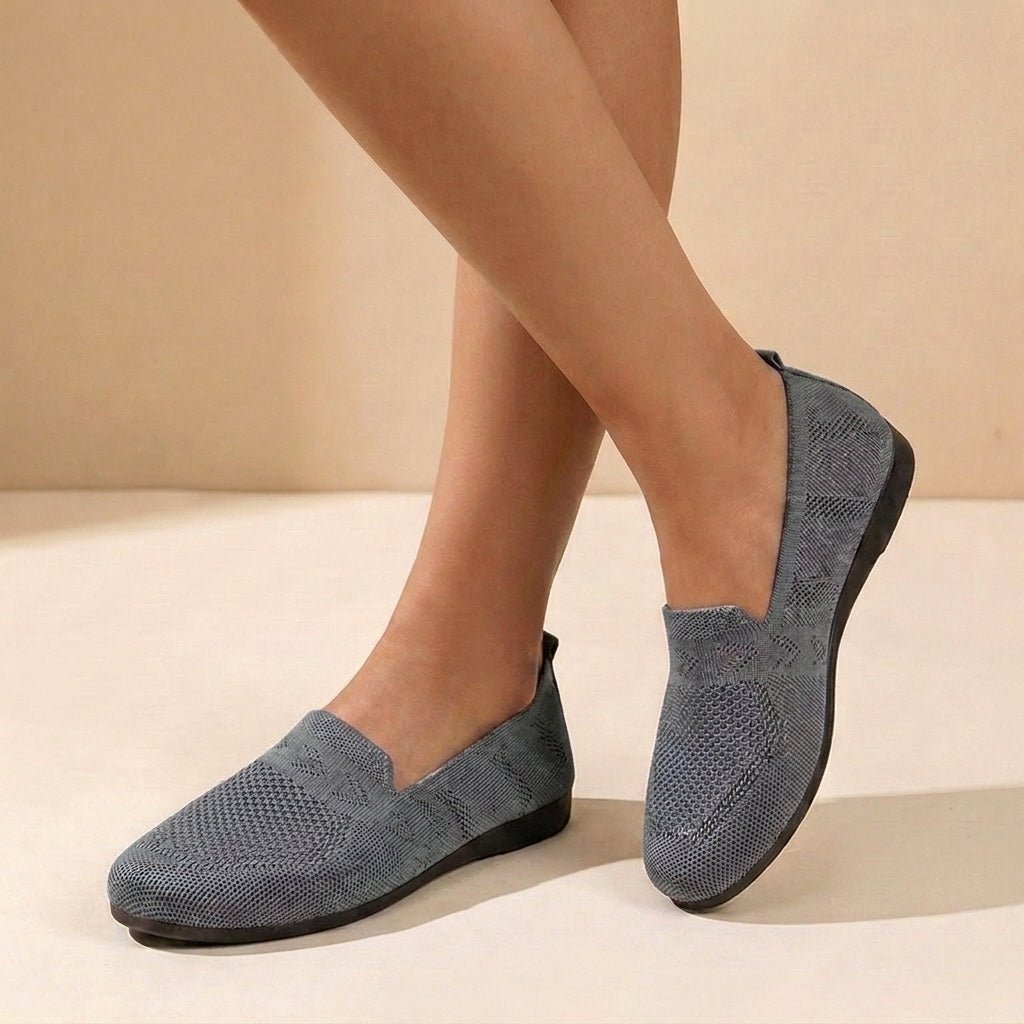 Mocassins en maille à bout rond — Amielle Paris