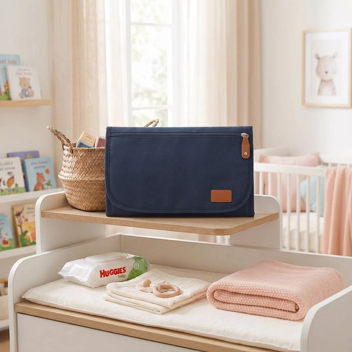 Pochette à langer nomade avec tapis imperméable — vue 6