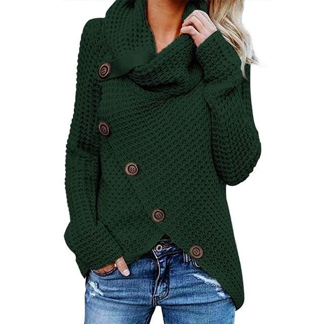 Pull à col bénitier et base asymétrique — Amielle Paris