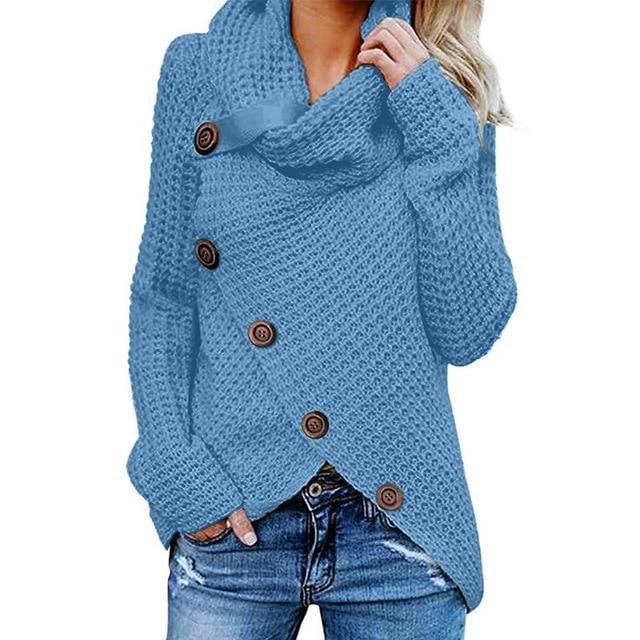 Pull à col bénitier et base asymétrique — Amielle Paris