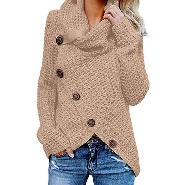 Pull à col bénitier et base asymétrique — Amielle Paris