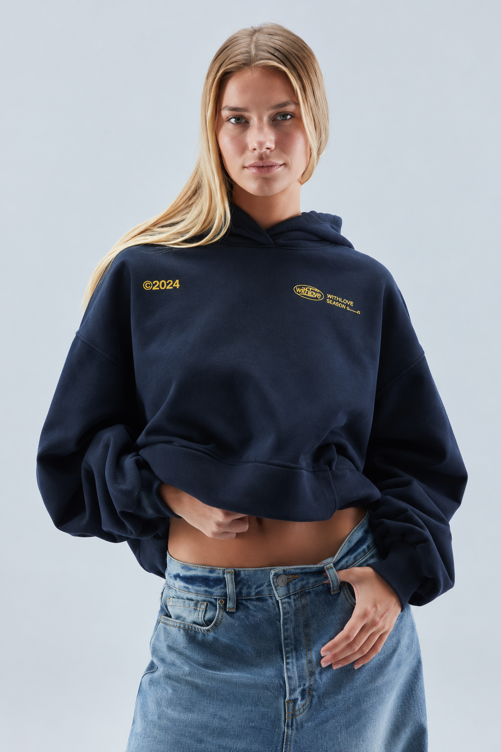 Sweat ample à capuche en molleton — Amielle Paris