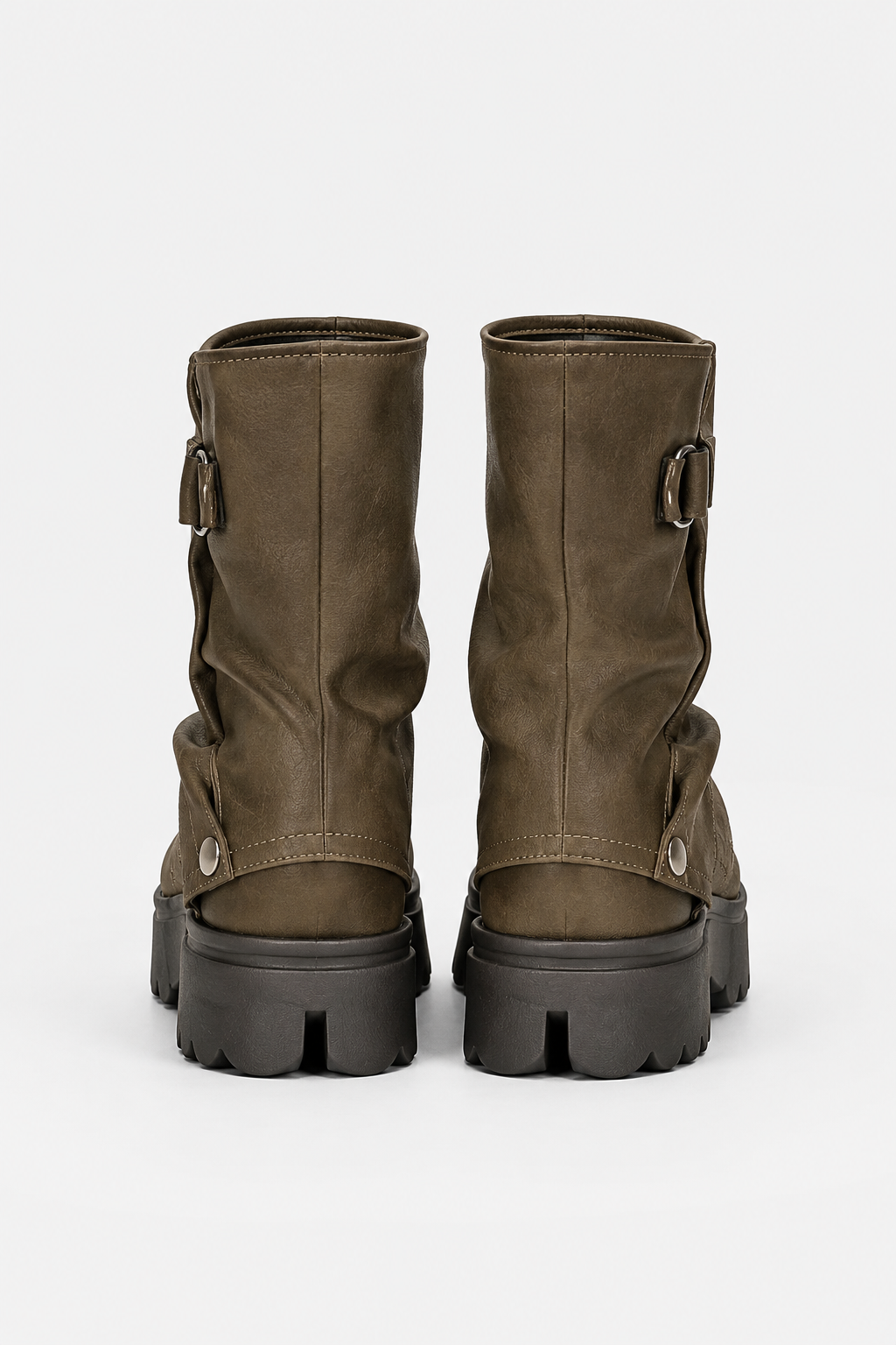 Bottines à plateforme crantée Victoire — Amielle Paris