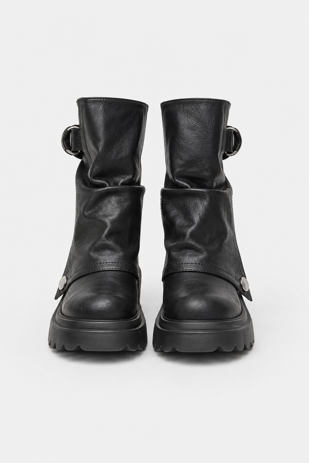 Bottines à plateforme crantée Victoire — Amielle Paris