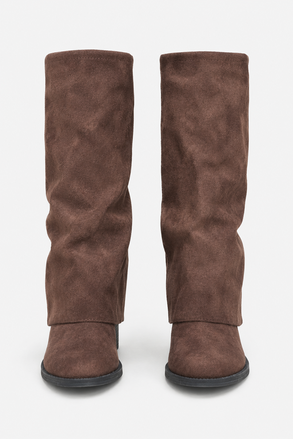 Bottes hautes à revers Hortense — Amielle Paris