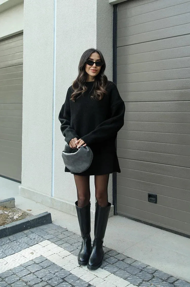 Vivian — Ensemble pull et jupe assortie — Amielle Paris