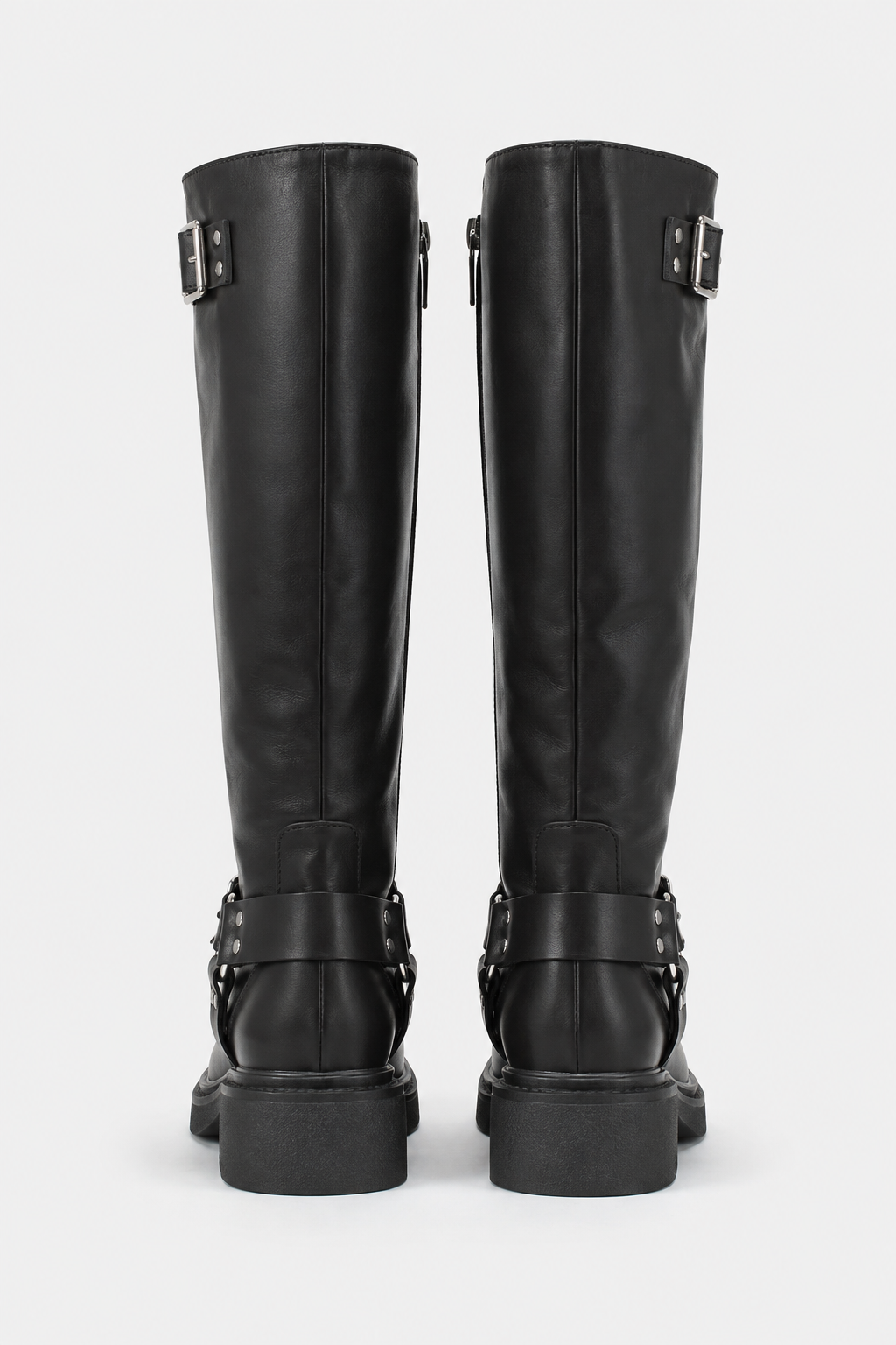 Bottes cavalières à boucles Eden — Amielle Paris