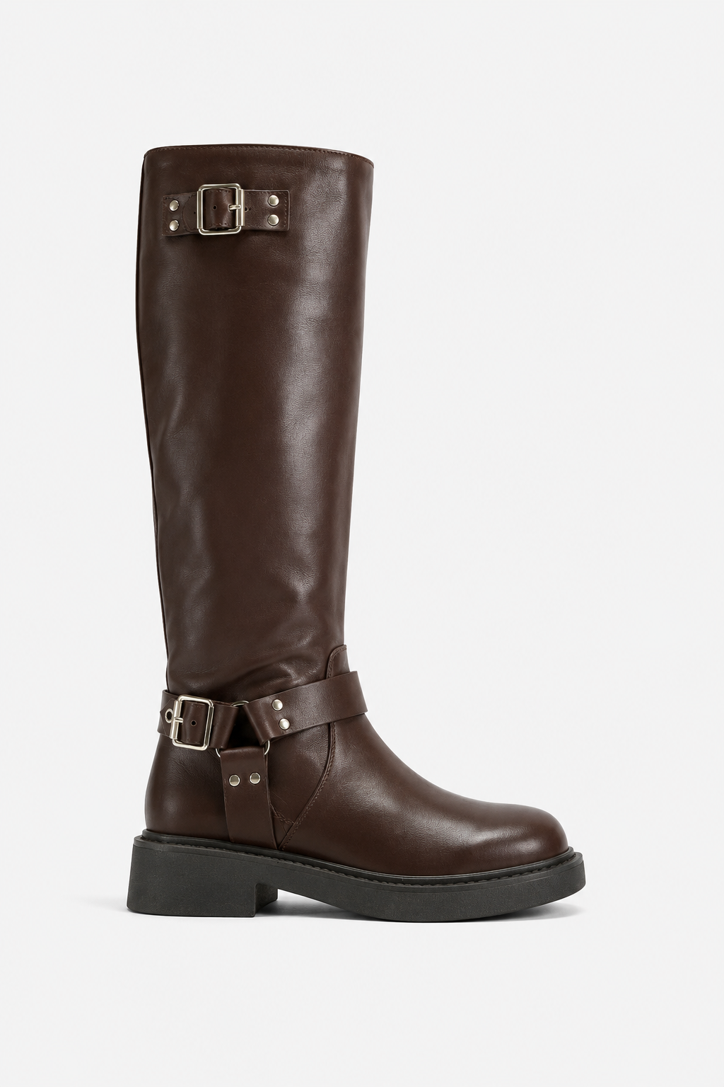 Bottes cavalières à boucles Eden — Amielle Paris