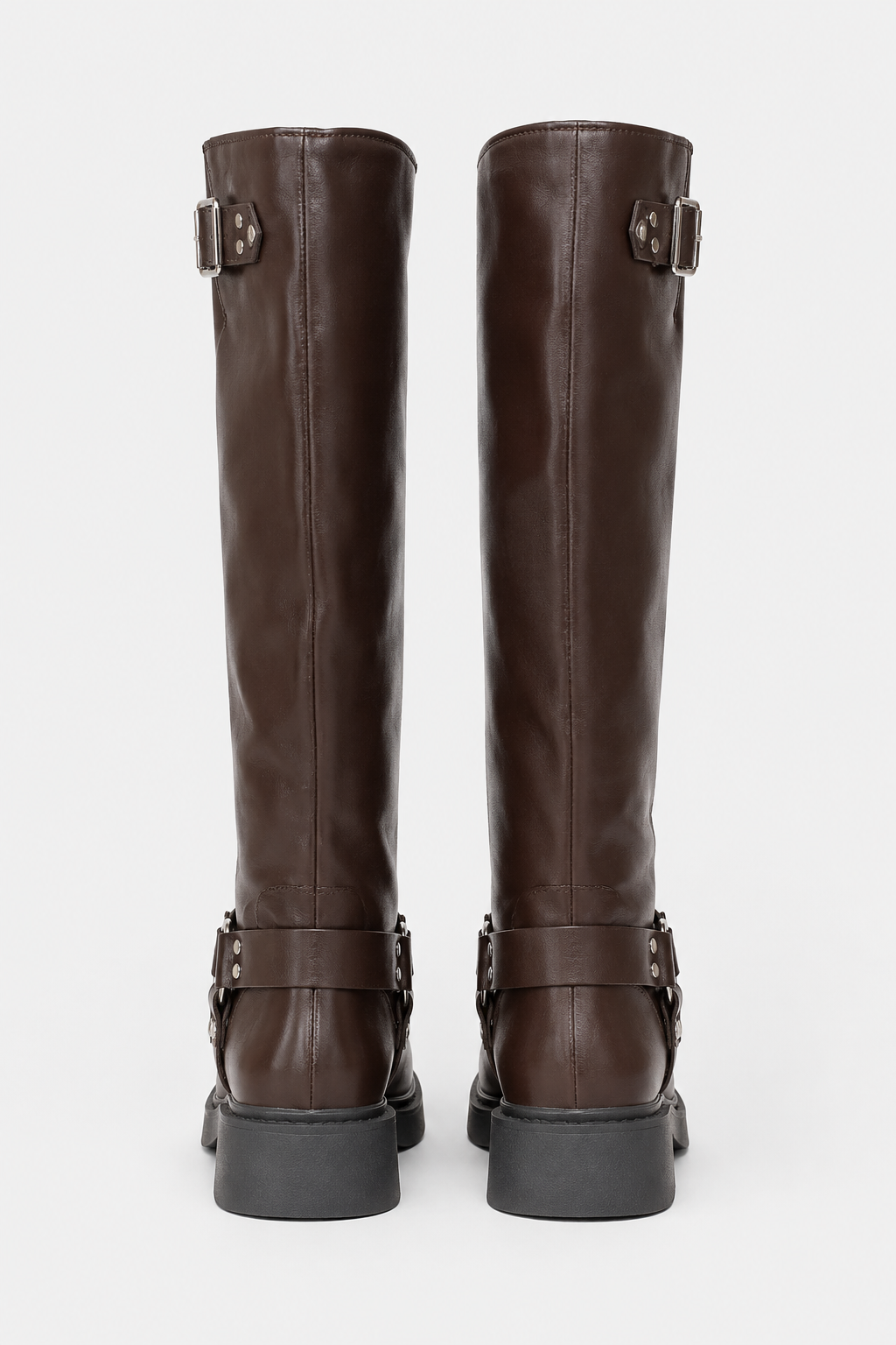 Bottes cavalières à boucles Eden — Amielle Paris