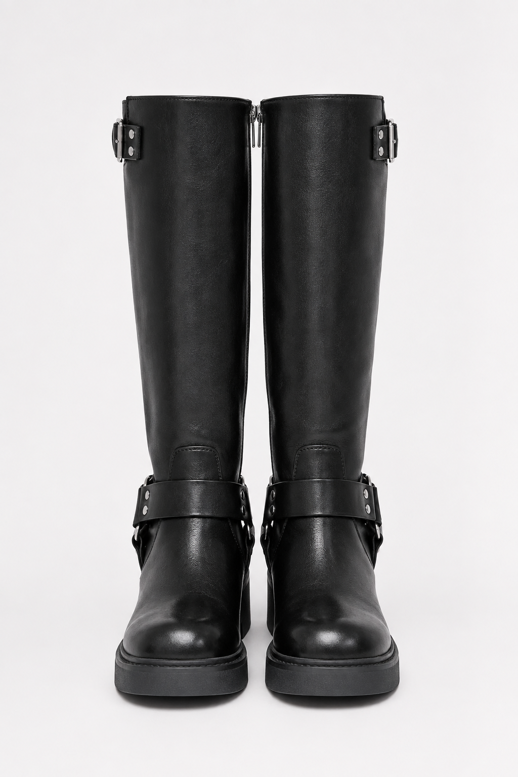 Bottes cavalières à boucles Eden — Amielle Paris