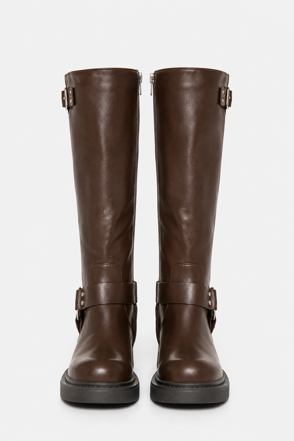 Bottes cavalières à boucles Eden — Amielle Paris