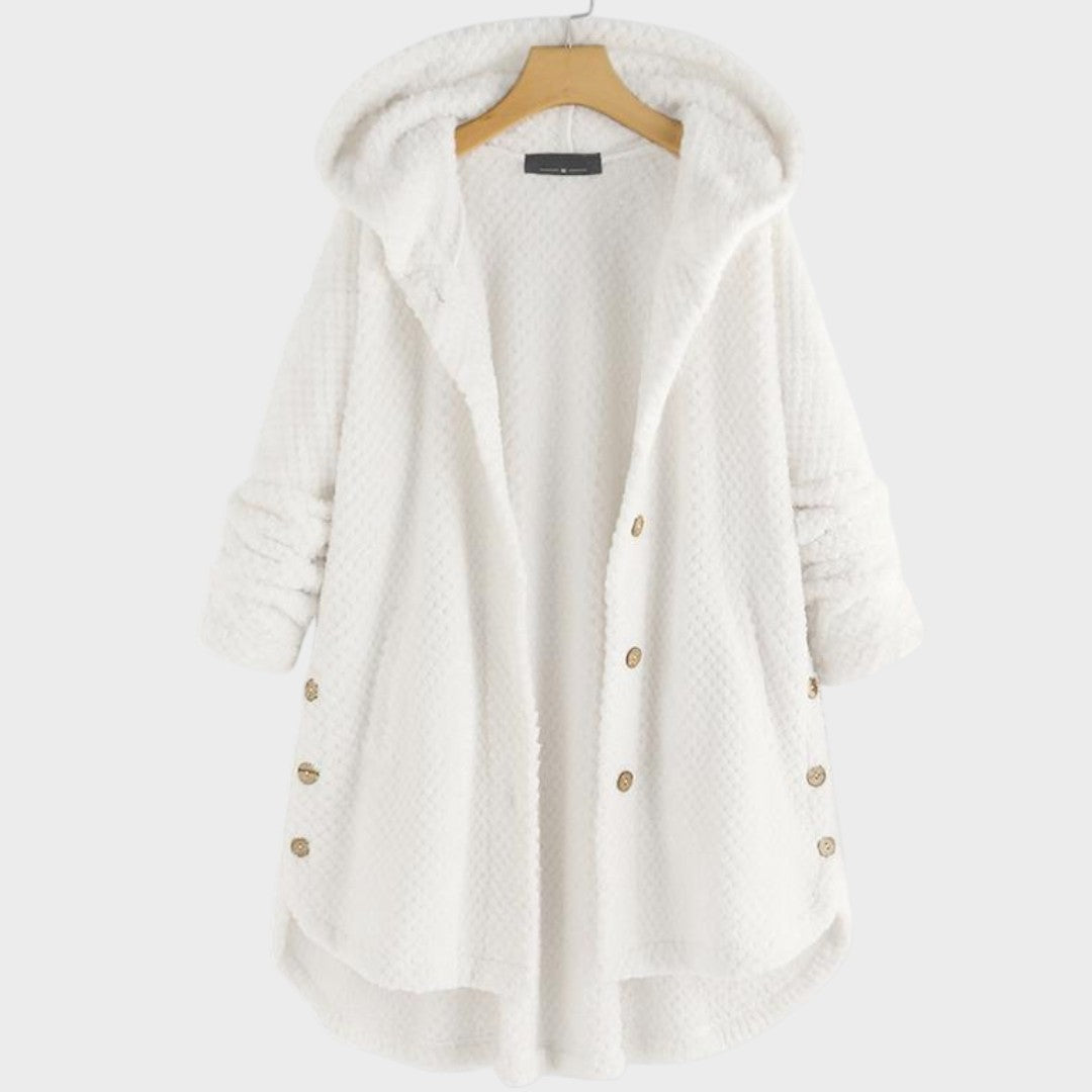 Bettina | Gilet en maille à capuche