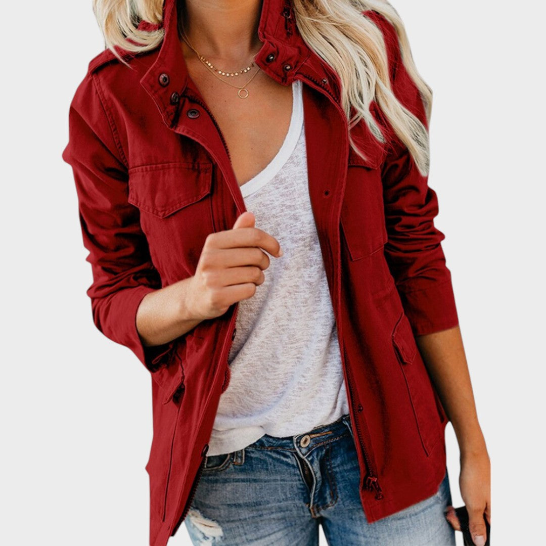 Julie | Veste zippée à col montant