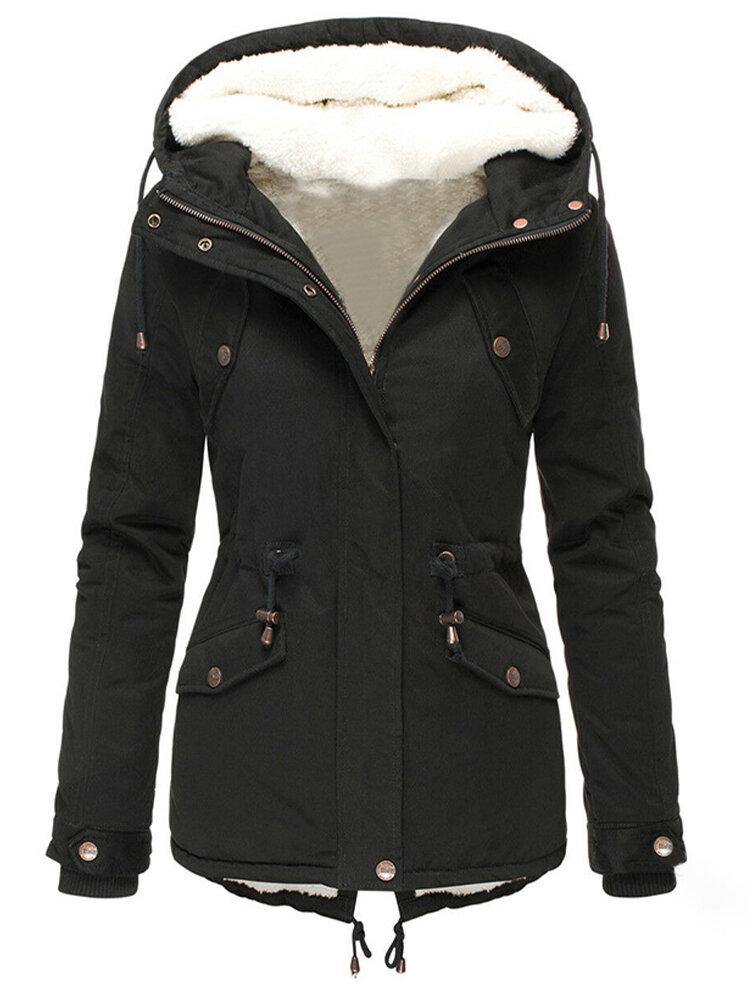 Ursula — Parka doublée à capuche — Amielle Paris