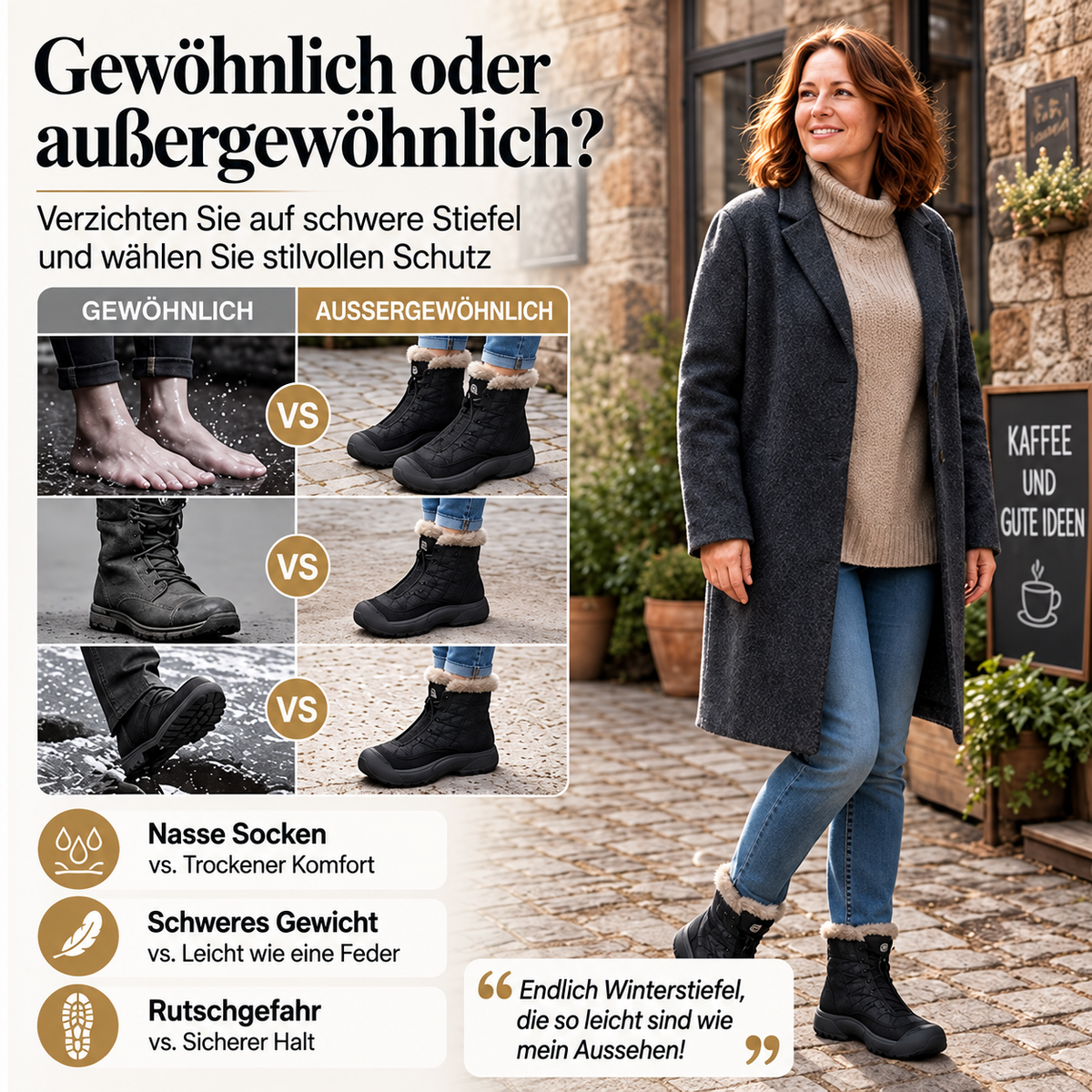 Ava — Bottes d’hiver rétro à doublure duveteuse — Amielle Paris