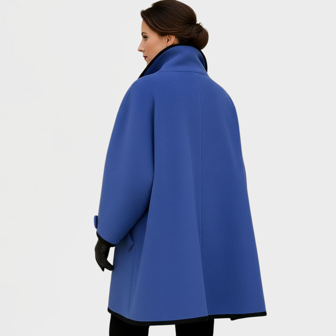 Manteau trapèze à col châle — Amielle Paris