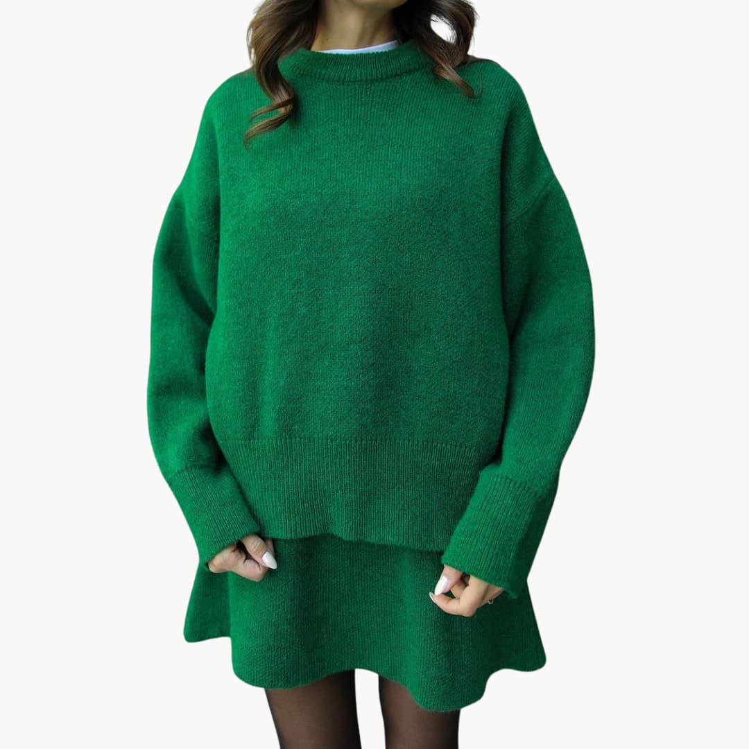 Ensemble pull et minijupe en maille — Amielle Paris