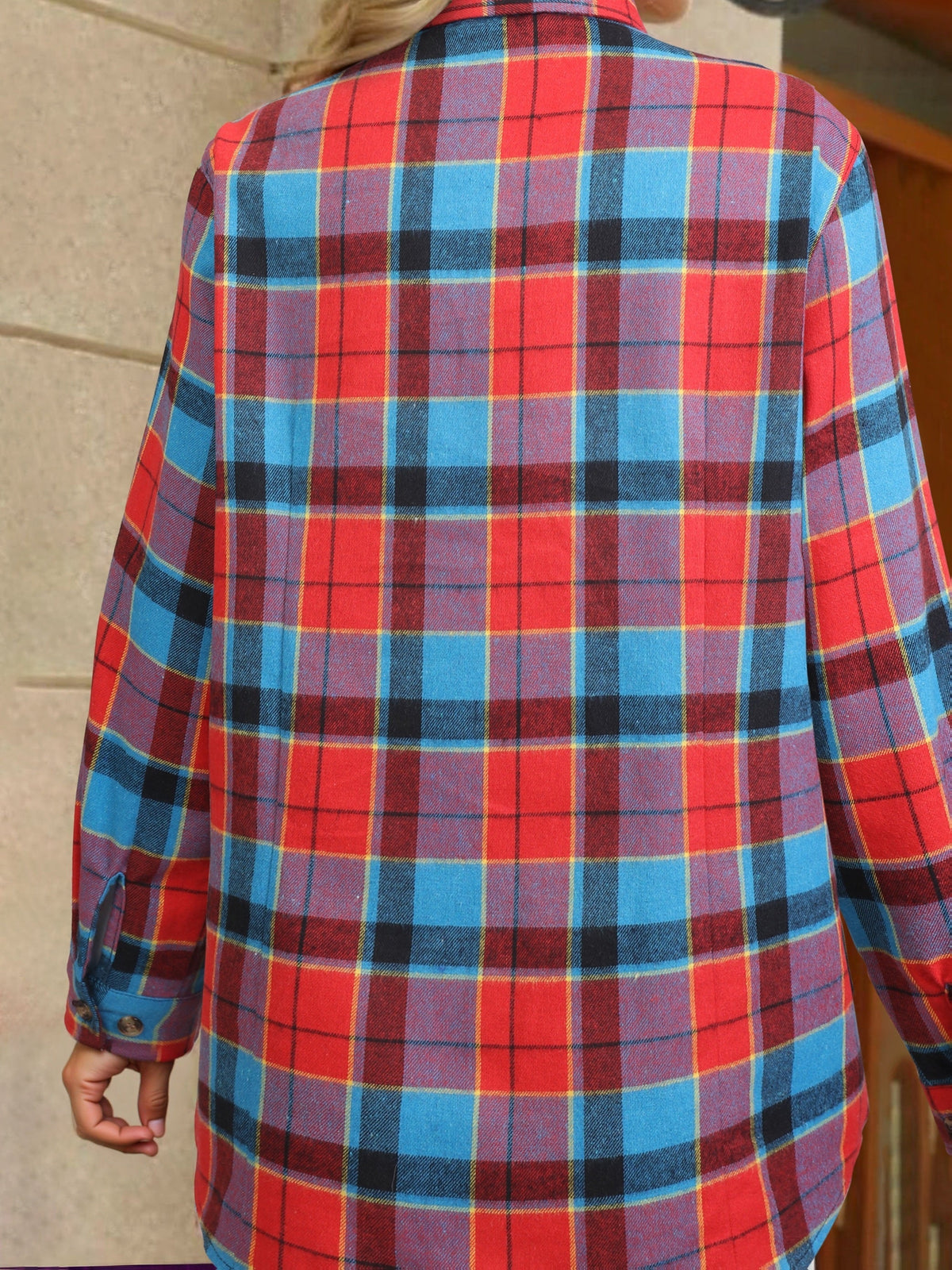 Fiorella | Chemise à carreaux à nouer devant — Amielle Paris