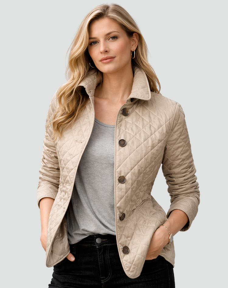 Chayenna — Veste matelassée à col montant — Amielle Paris