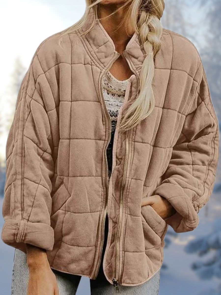 Veste matelassée doublée à coupe décontractée — Amielle Paris