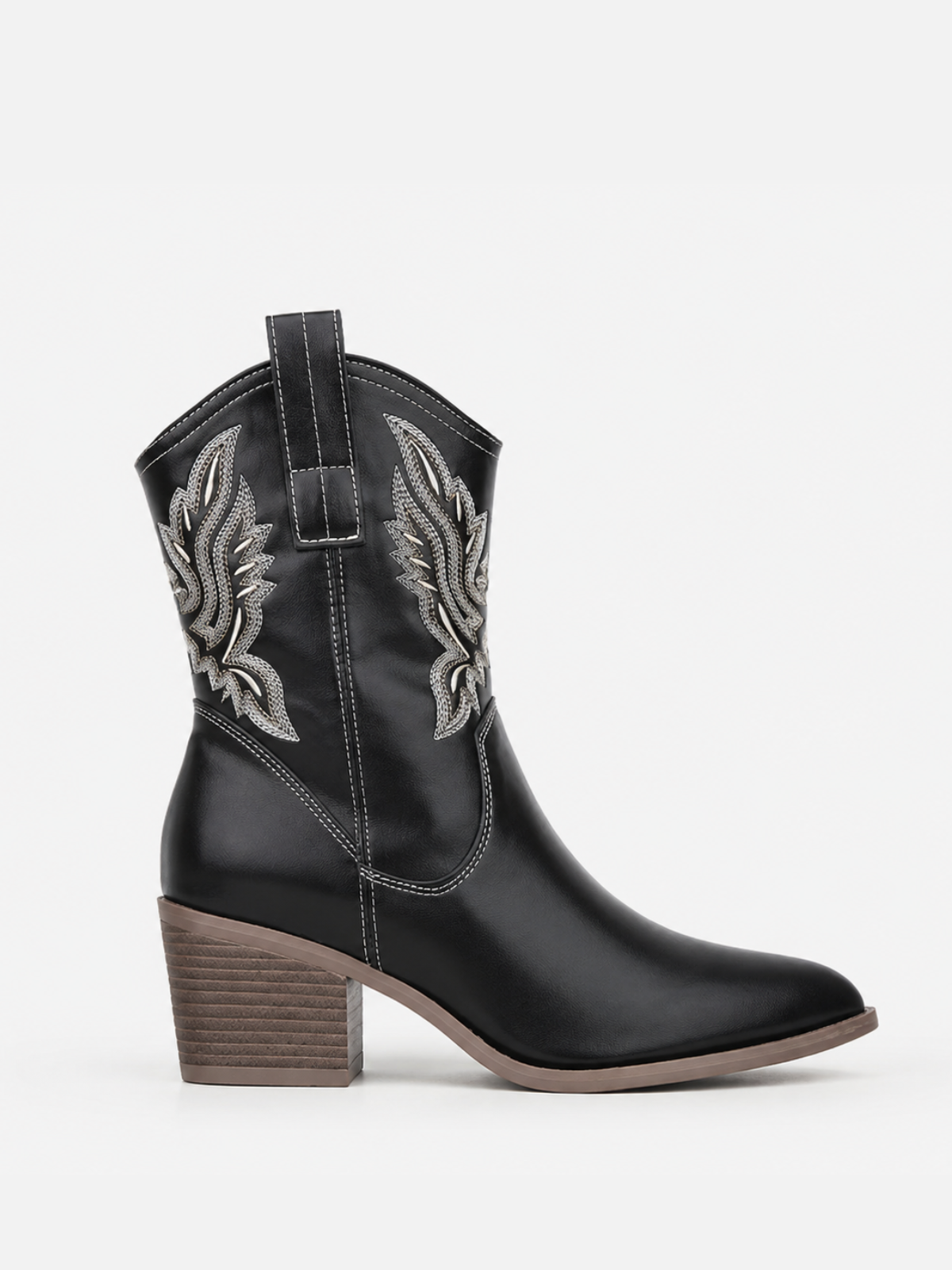 Bottines western brodées Julia — Amielle Paris