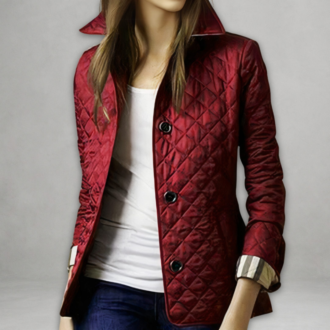Giselle — Veste matelassée boutonnée — Amielle Paris
