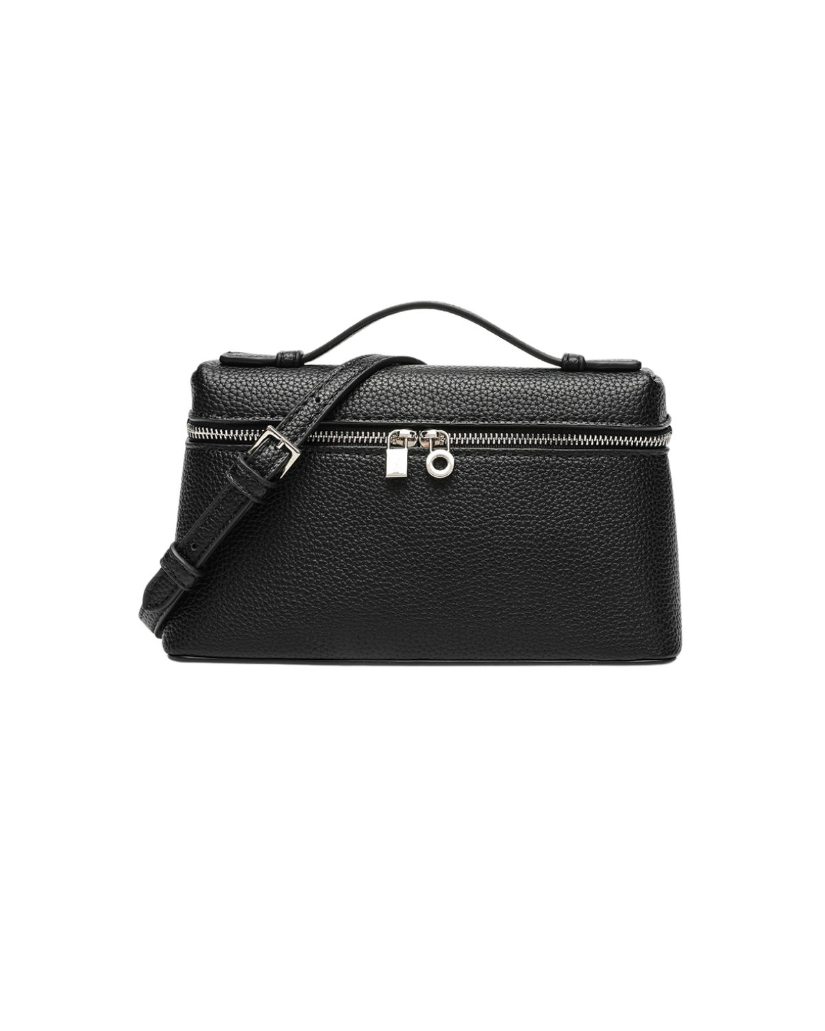 Sylvie — Mini sac à bandoulière grainé — Amielle Paris
