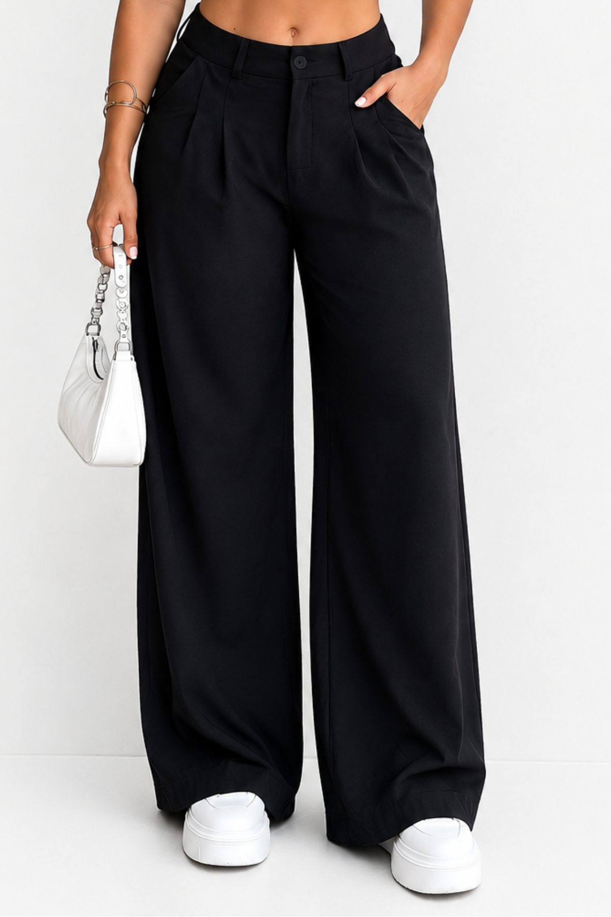 Pantalon large à pinces — Lizzy — Amielle Paris