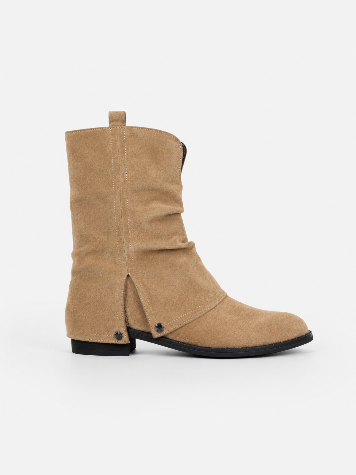 Bottines western en suédine
