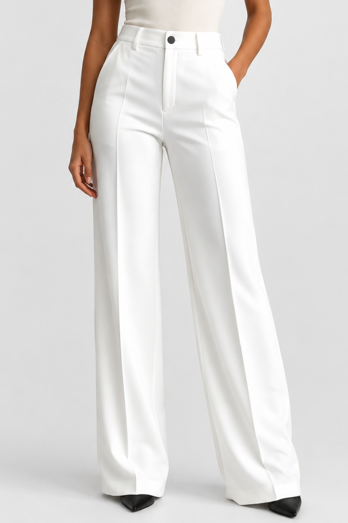 Jean cargo large taille haute — Kima — Amielle Paris