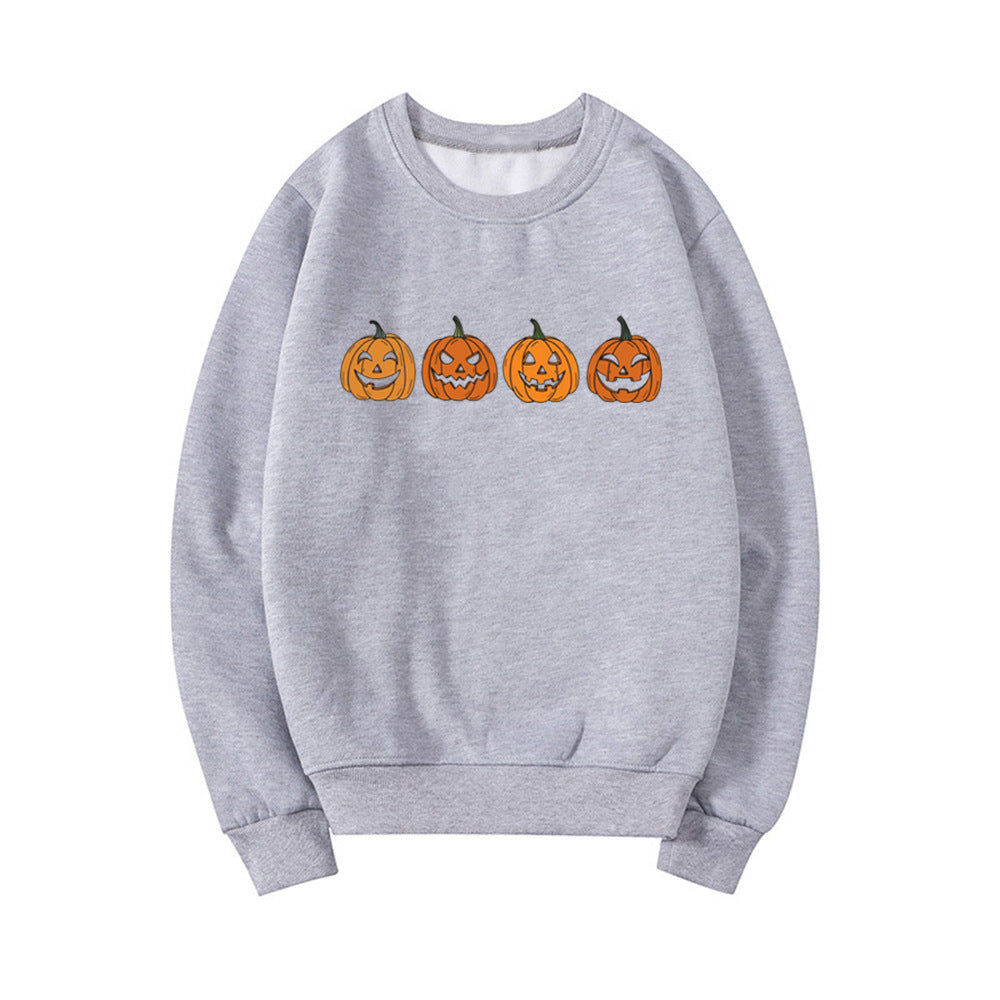 Trick & Treat — Sweat Halloween à citrouilles — vue 3