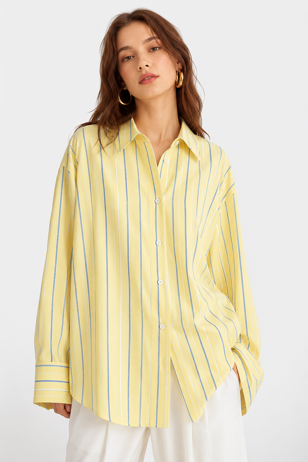 Chemise ample rayée Adeline — Amielle Paris