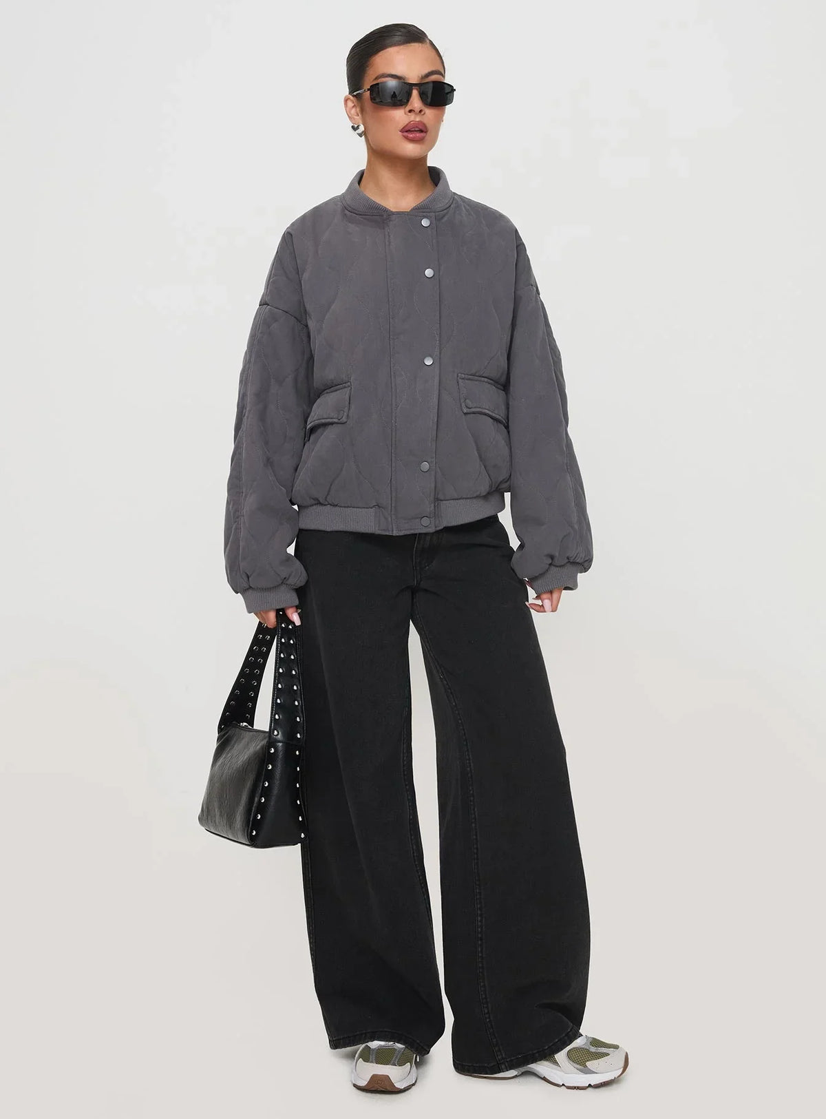 Adèle — Bomber ample matelassé — Amielle Paris