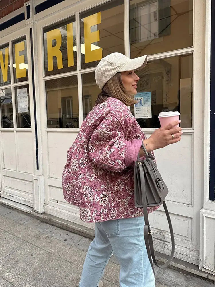 Fiona — Veste légère à motifs colorés — Amielle Paris