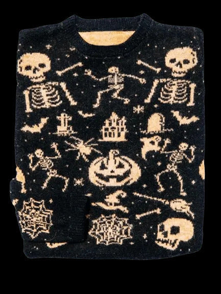 Geneviève | Pull à motifs d’Halloween — Amielle Paris