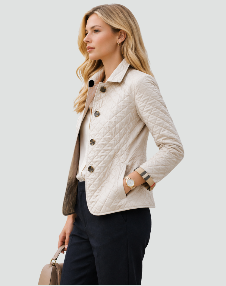 Chayenna — Veste matelassée à col montant — Amielle Paris