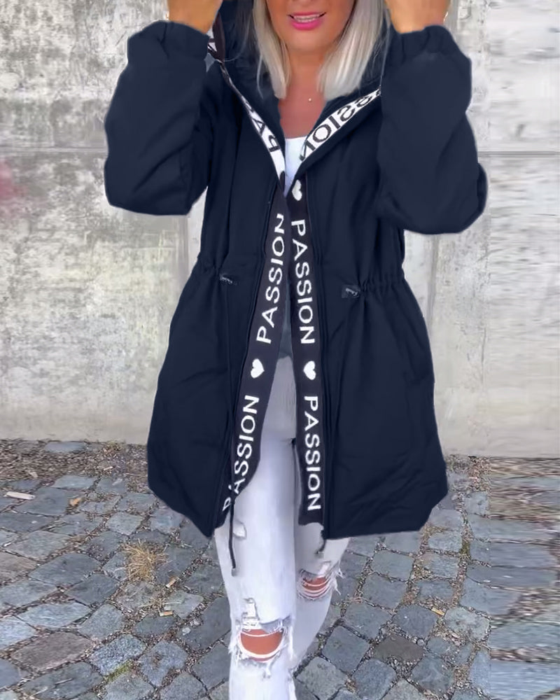 Penelope — Parka à capuche et taille réglable — Amielle Paris