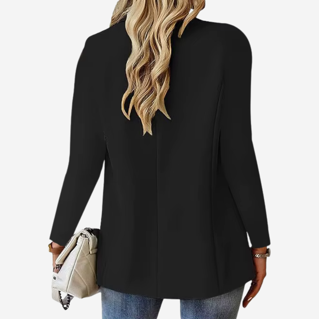 Olivia — Blazer ajusté à bouton unique — Amielle Paris