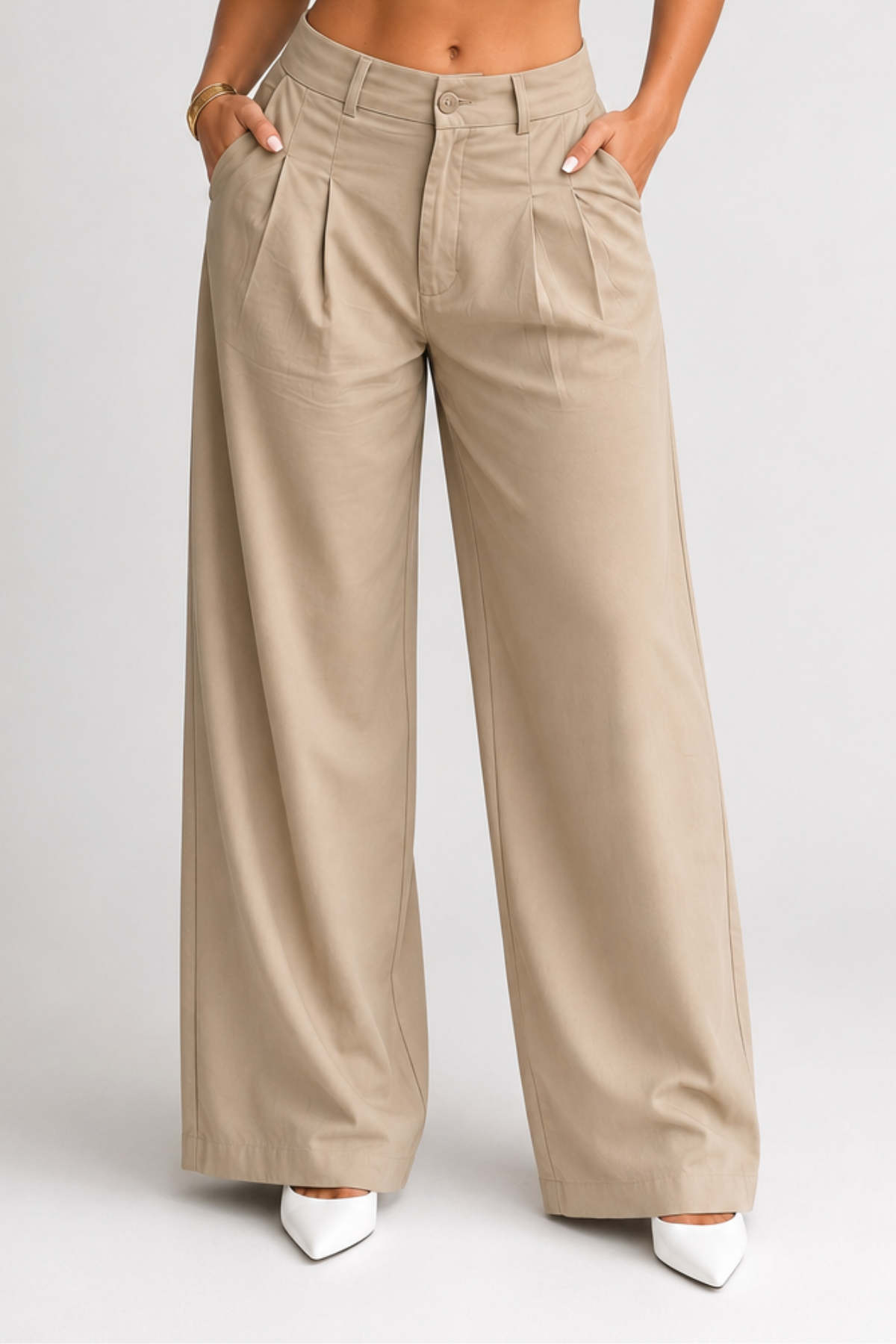 Pantalon large à pinces — Lizzy — Amielle Paris