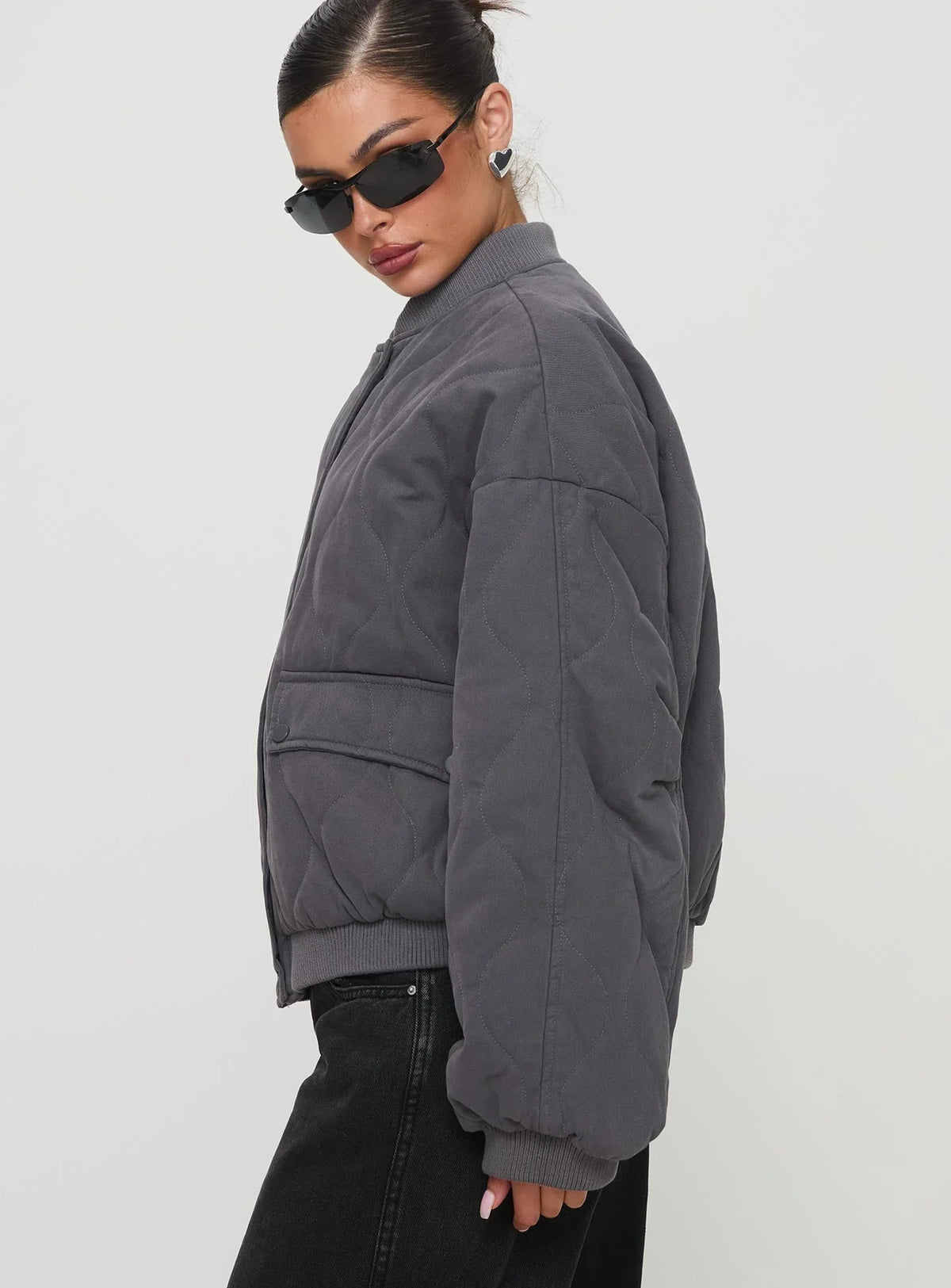 Adèle — Bomber ample matelassé — Amielle Paris