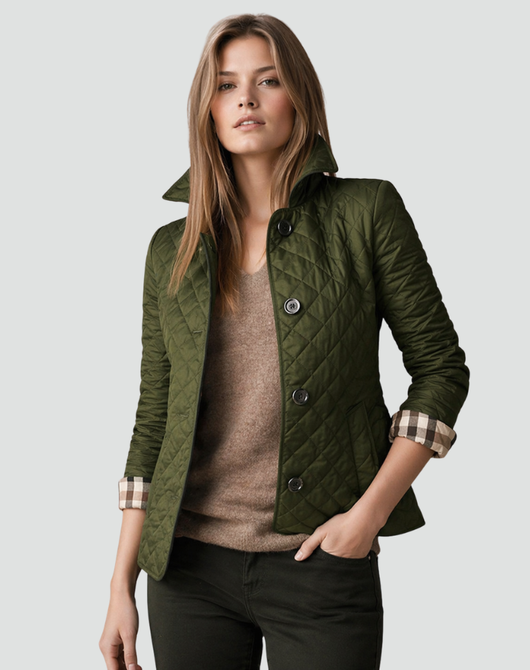 Chayenna — Veste matelassée à col montant — Amielle Paris