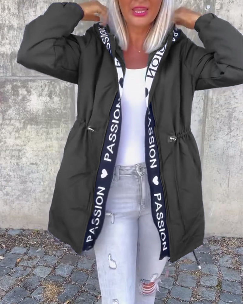 Penelope — Parka à capuche et taille réglable — Amielle Paris