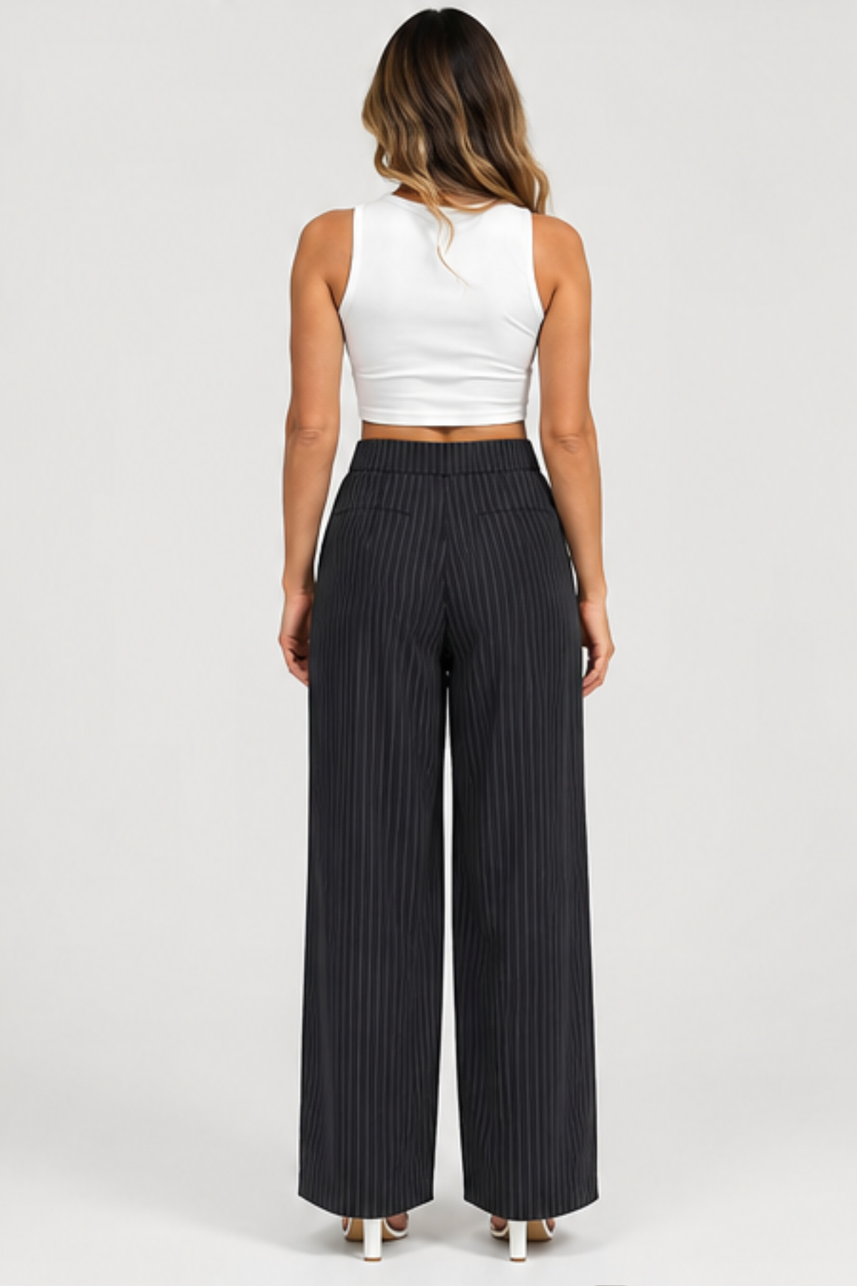 Pantalon large à taille croisée — Zarifi — Amielle Paris