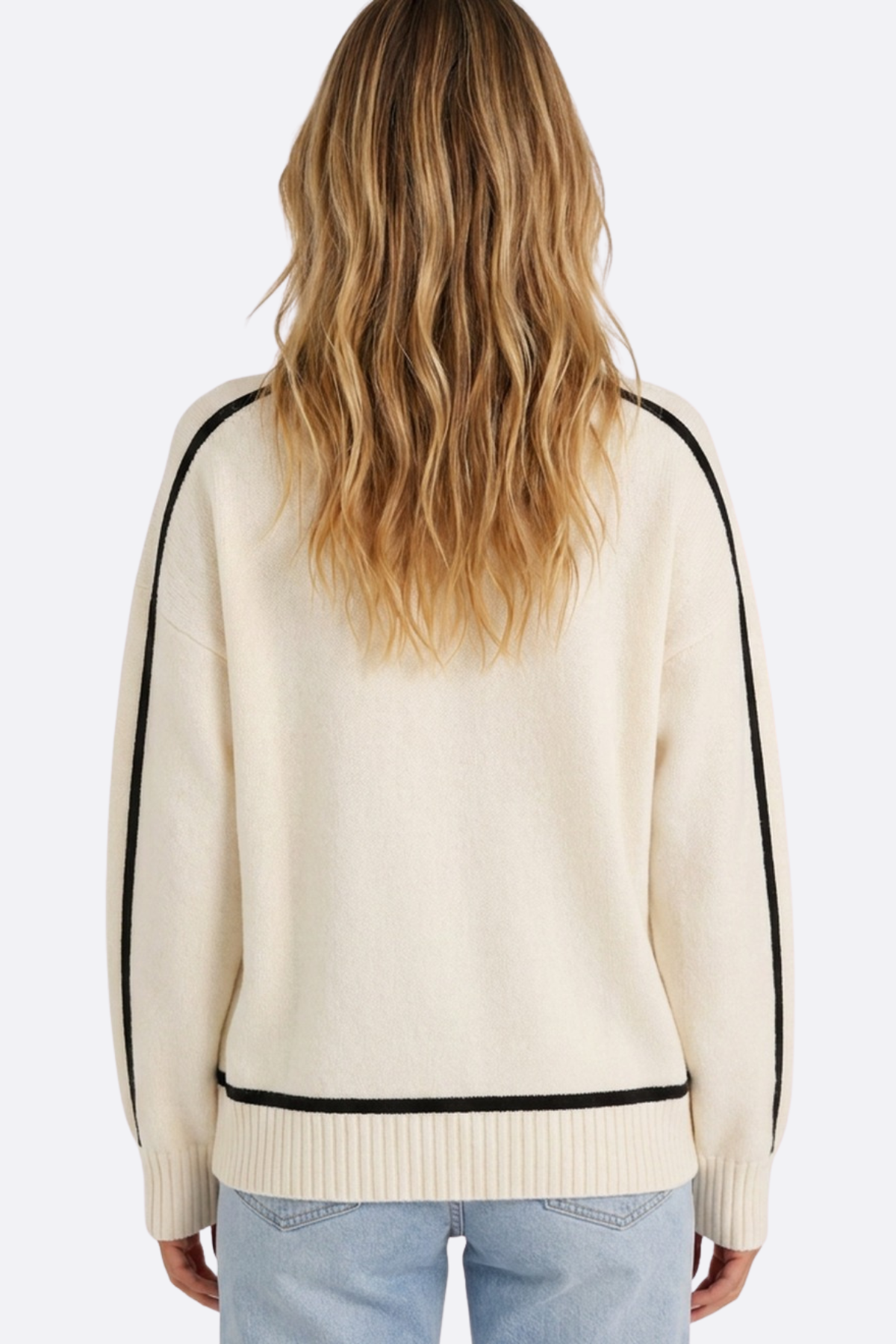 Pull ample à col roulé — Alice — Amielle Paris