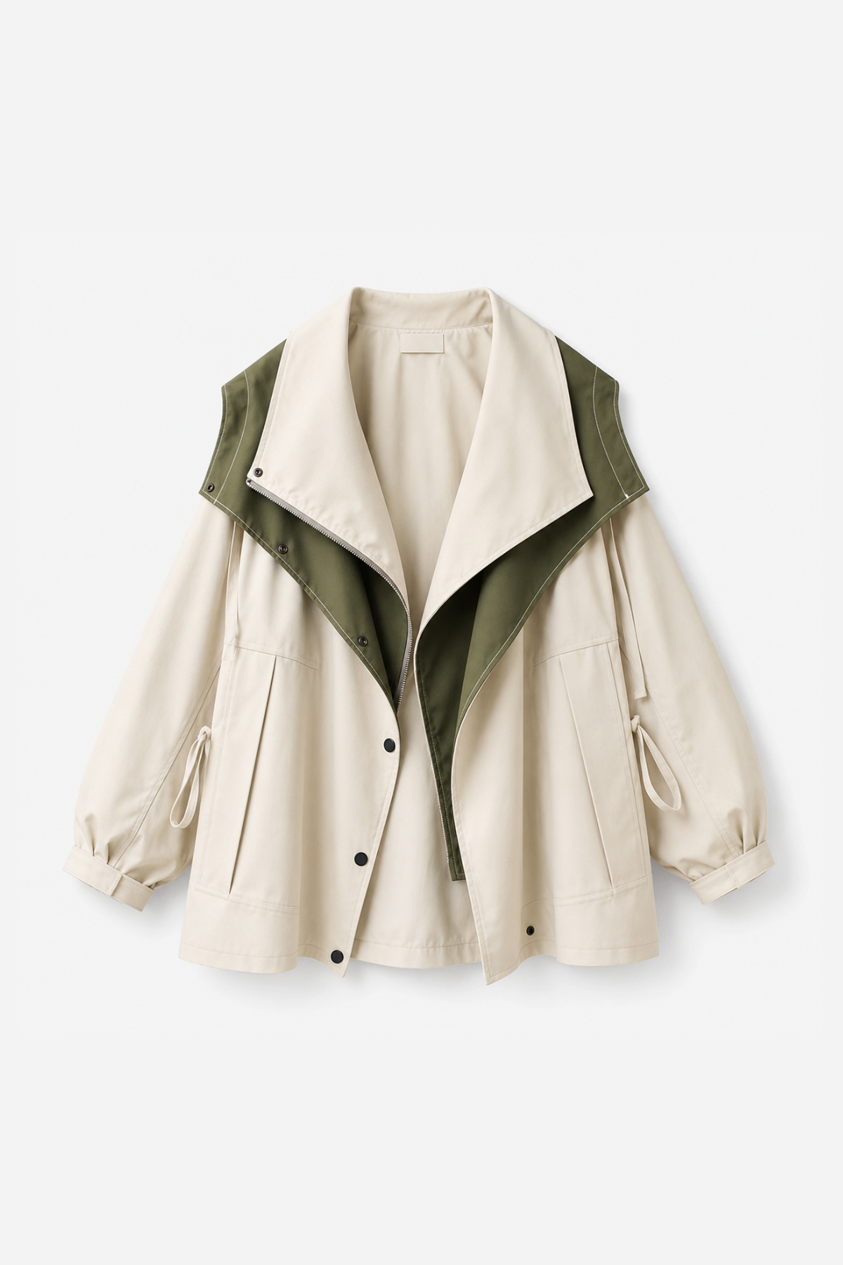 Maisy — Veste ample à grand col châle — Amielle Paris
