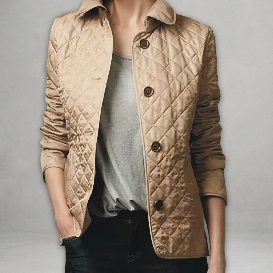 Giselle — Veste matelassée boutonnée — Amielle Paris