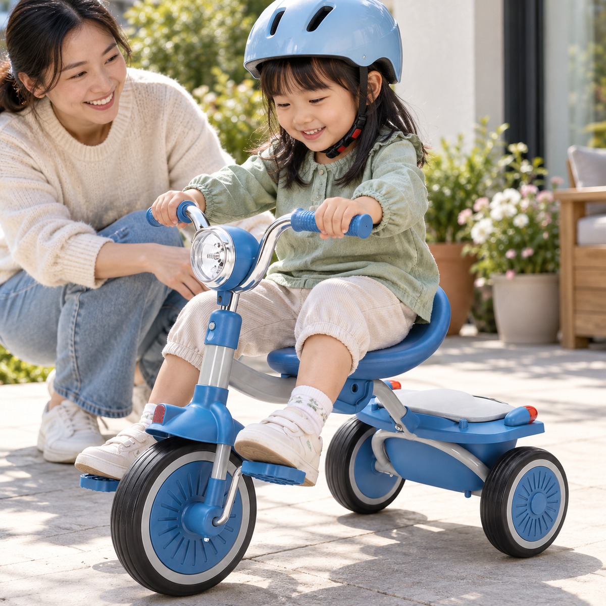 Tricycle et draisienne pliable 4 en 1 — vue 2