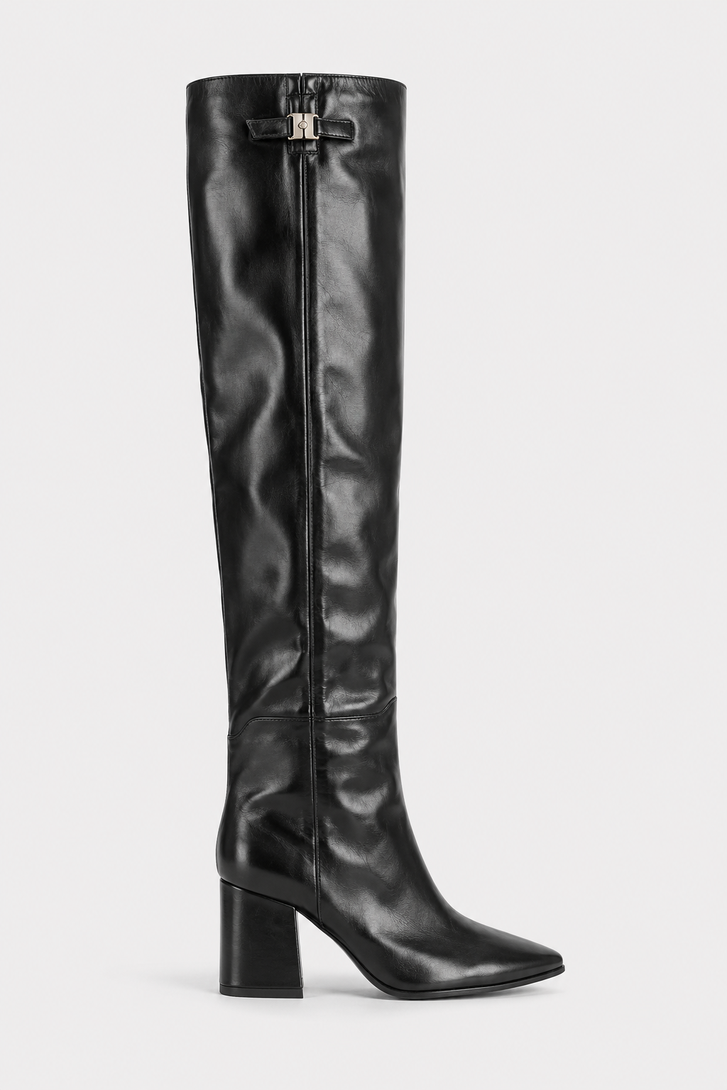 Bottes hautes à bout pointu Natalia — Amielle Paris