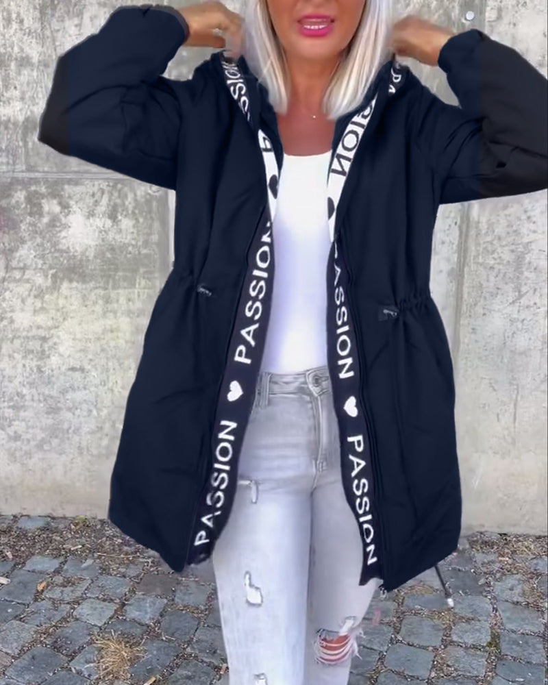 Penelope — Parka à capuche et taille réglable — Amielle Paris